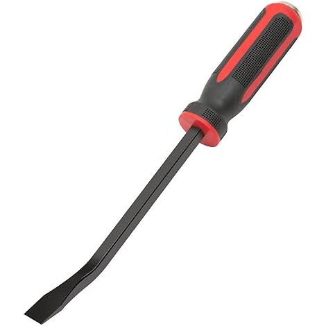 Palanca de equilibrio giratoria de 300 mm con mango de plástico blando y cabezal de impacto metálico, 30,5 cm, palanca de equilibrio, palanca de montaje  Rojo