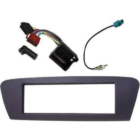 Adnauto – Kit installation autoradio 1DIN pour Renault Scenic 2009-2015 – Façade et adaptateurs inclus – Installation rapide et sans modification