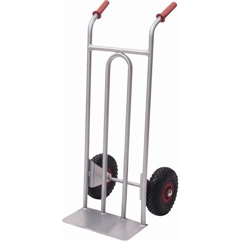 Carrello "FM" portacasse in acciaio inox AISI 304, ruote pneumatiche