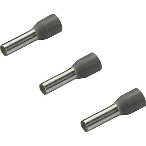 Rittal 4050.735 Aderendhülse 4 mm² Teilisoliert Grau 500 St.