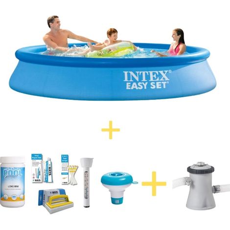 Intex Piscine Easy Set Ronde - 305x61 cm - 3-pièces S21313 (1/5)