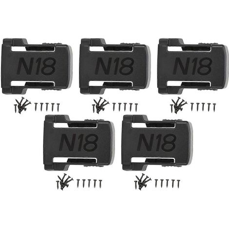 5er-Set Batteriehalterung aus robustem ABS-Kunststoff, Standardgröße, Lithium-Batteriehalter für 48 11 1815 und 48 11 185