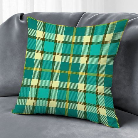Housse de coussin imprimé symétrique, décoration canapé intérieur,40×40cm (1/5)