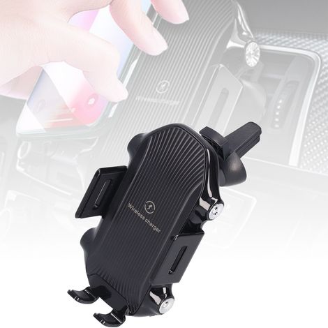 Chargeur de voiture sans fil universel avec navigation par induction entièrement automatique et support de téléphone (QC343) (1/5)