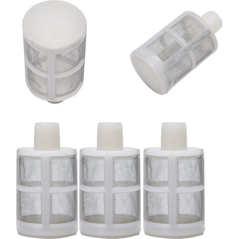 10 mm flexible siphon filter head  Stainless steel mesh (304) filter head  5-piece anti-clogging filter accessory set for water inlet pipes--DTEKGAZ