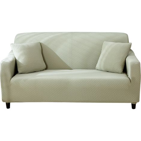 Housse de canapé extensible imperméable pour canapé 2 places, protection anti-taches en polyester et élasthanne, lavable (1/5)
