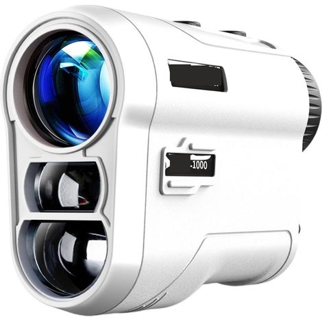 Télémètre De Golf 600M/1000M, avec Compensation Pente, Verrouillage Mât Drapeau, Vibration, Rechargeable par USB for Le Précis Mesure Distance Effort (1/5)