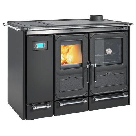 La Nordica – Cuisinière à bois 15.4 kW – Volume de chauffe 442 m³ – Classe énergétique A+ – Dimensions L 1252 x H 858 x P 665 mm (1/5)