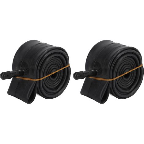 Kit de réparation de pneus de vélo en caoutchouc butyle avec chambre à air de rechange, rustines rondes et démonte-pneus 18 x 1,75/2,125 (1/5)