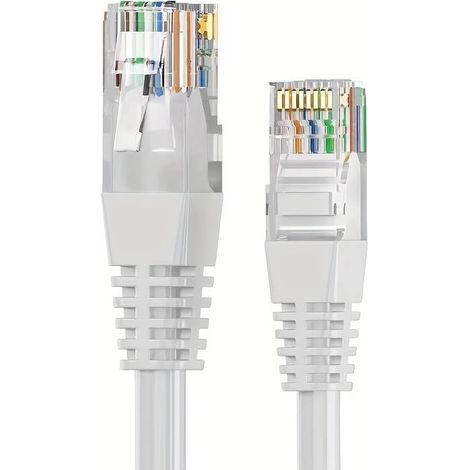 CABLE RED LATIGUILLO RJ45 CAT.6 UTP AWG24, BLANCO, 2.0 M (1/5)