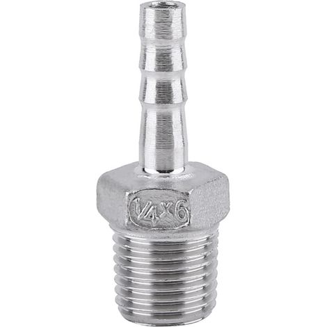 Stahlrohrverschraubung mit Außengewinde und Flanschanschluss (1/4" x 6 mm) zum Anschluss (1/3)