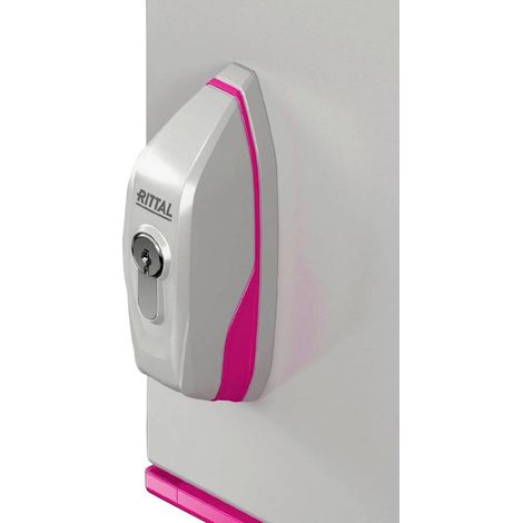 Rittal AX Mini-Maniglia Comfort grigia chiara in plastica