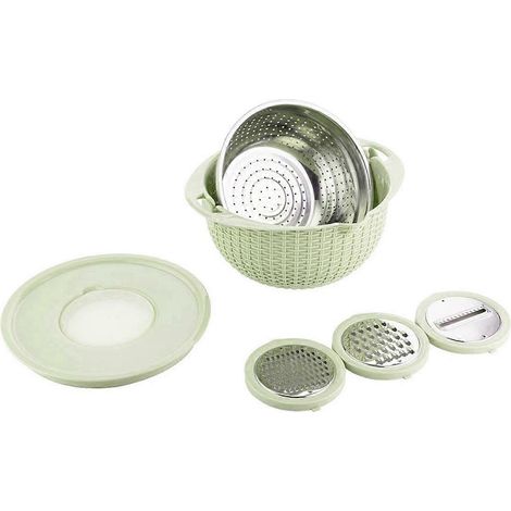 Passoire avec bol mélangeur - Passoires de cuisine, Passoires alimentaires, Passoire à pâtes (1/4)