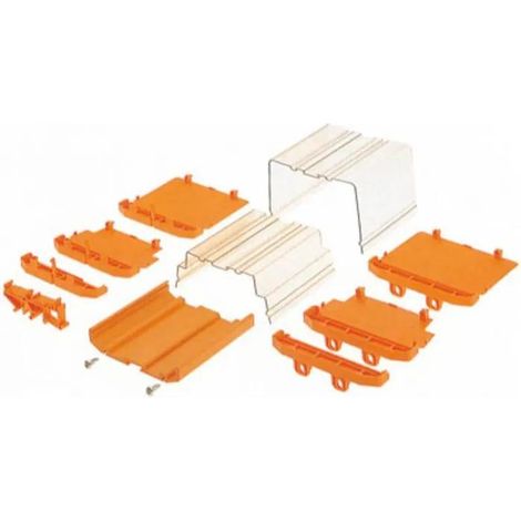 Weidmüller AP 100 Pieza de extremo naranja para carril