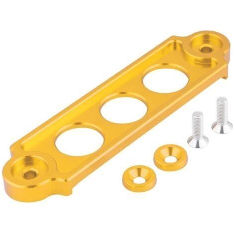 Support de fixation de batterie Racing anodisé pour Honda Civic/CRX 1988-2000 (doré)