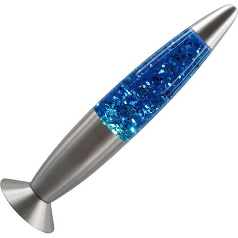 Lampe de Nuit Décorative à Paillettes Bleu (1/5)