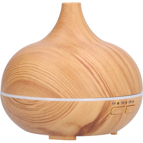 Diffuseur d'huiles essentielles 150ml, bois grain, USB, brume froide, veilleuse, humidificateur pour chambre et bureau (1/5)
