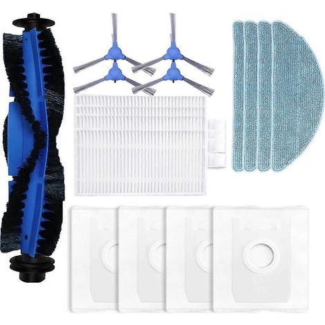 Pièces et accessoires de rechange pour balai serpillière 2290 Ultra : brosse principale, filtre HEPA, lingettes, sacs à poussière (1/5)
