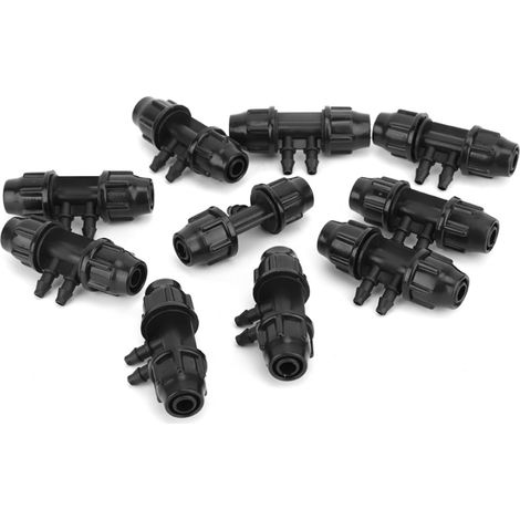 20pcs Buse d'arrosage, 4 voies, plastique, 9/12 pouces, pour jardin, pelouse (1/5)
