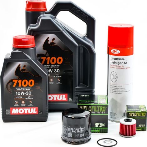 Kit Entretien Vidange Standard pour HONDA NC 750 INTEGRA de 2014 à 2020 - MOTUL 7100 10W30 5L