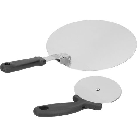 Pelle à Pizza en Acier Inoxydable, Spatule Pliable pour Cuisson et Service, 25 cm