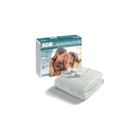 Imetec 16804 Scaldaletto Coperta elettrica 55 W Bianco Tessuto (1/5)