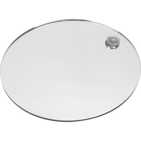 Miroir de Salle de Bain Anti-Buée Rond, Miroir Incassable pour Douche avec Support Murale (1/5)