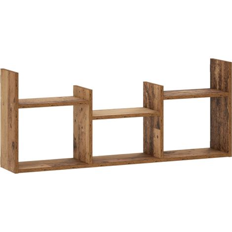 Estante de pared Madera envejecida 97,5 x 17 x 40 cm vidaXL (1/5)