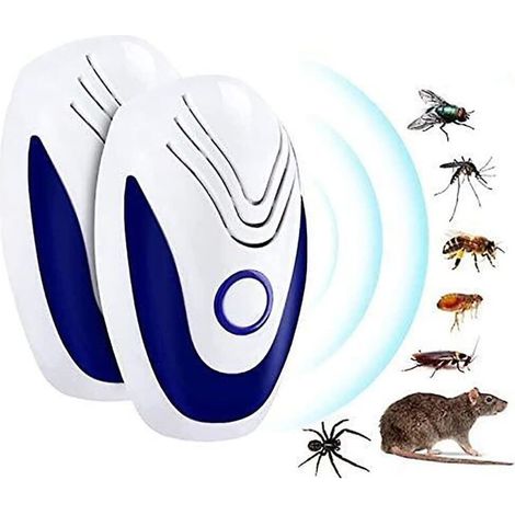 2er-Pack Ultraschall-Insekten- und Nagetierabwehrgeräte – Sicher für Mensch und Haustier (1/5)