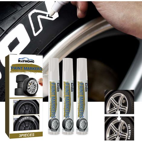 Car tire marker, small, portable, waterproof, quick-drying drawing and marking pen -- 3PIECES -- BIEMMEDUE (1/5)
