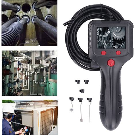 P100 Handendoskop mit 2,4"-Farbbildschirm, 5,5 mm HD-Handendoskop mit Bildschirm (1/5)