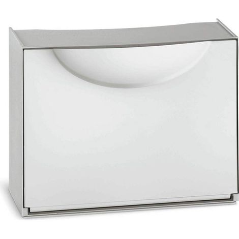 Scarpiera Componibile Harmony Bianca Grigia 510 MMX190X390H., Bianco Grigio (1/4)
