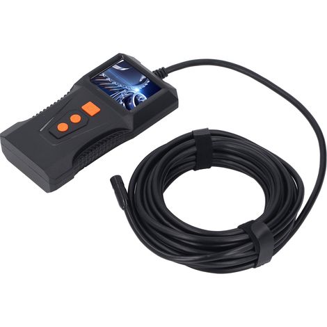 Caméra d'inspection endoscopique industrielle avec éclairage, écran HD 2 pouces, sonde de canalisation P230, câble 5 m et lentille 8 mm (1/5)