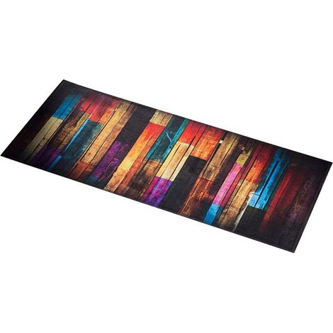 1 Tapis de sol antidérapant, polyester absorbant, motif marocain, pour salle de bain cuisine entrée (1/5)