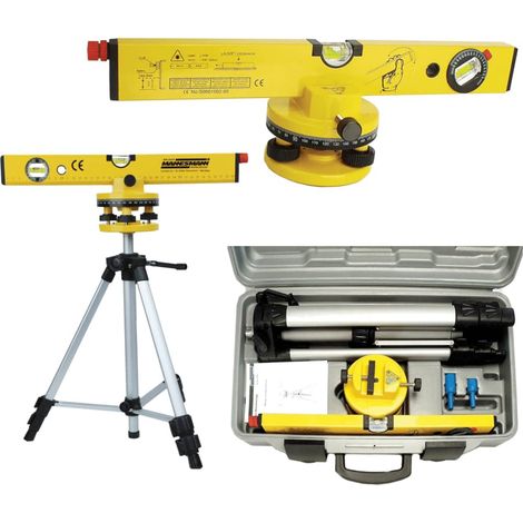 Brüder Mannesmann M81125 Laser-Wasserwaage inkl. Stativ 40 cm 30 m 0.5 mm/m (1/5)
