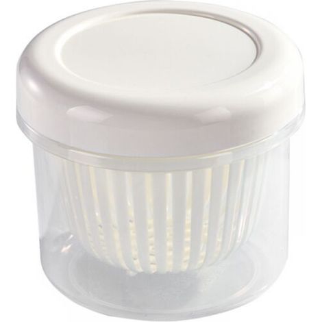 Récipients de conservation des aliments à l'ail avec panier de drainage pour boîte scellée pour oignon, gingembre et ail (1/5)