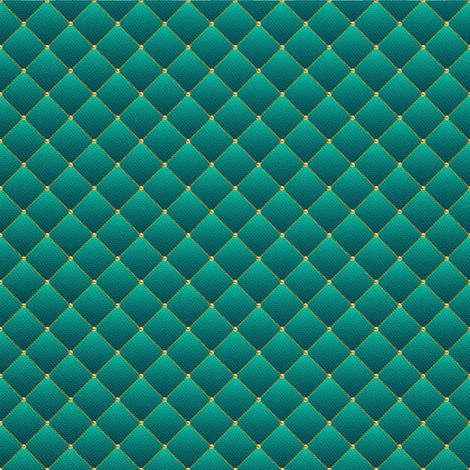Telas decorativas para exteriores Oxford - Tela con estampado acolchado en color turquesa (1/5)