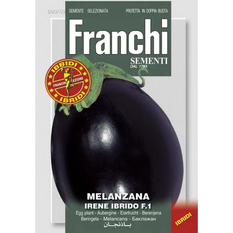 SEMI MELANZANA IRENE F1 DOPPIA BUSTA FRANCHI SEMENTI