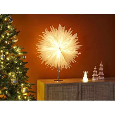 Décoration de Noël Lampe à poser-éclairage de Noël SATOPANTH Étoile 70 cm Blanc (1/4)