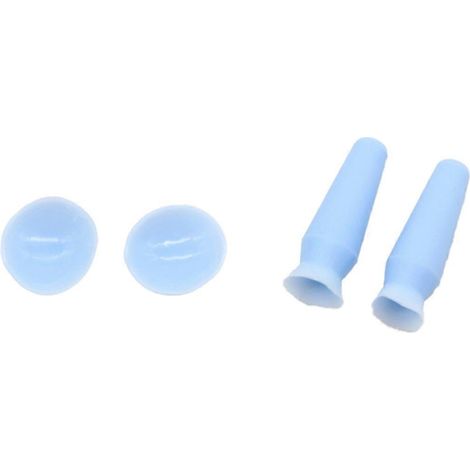 Protection oculaire en silicone, coussinet de paupière avec fil intégré, double protection de paupière, prothèse oculaire à ventouse B (1/5)