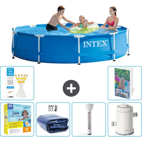 Frame Pool Rund - 305x76 cm - 7-teilig S10