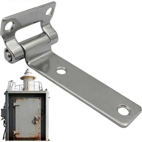 Charnières de portail en acier, accessoires industriels marins en acier (1/5)