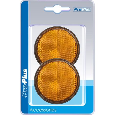 Reflector mbar 58mm autoadhesivo con placa base 2 piezas en blister
