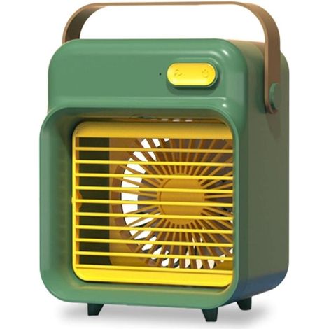 Portable Air Conditioner Fan - Silent Air Cooler with Three Wind Speeds Mini Desktop Cooling Fan, Built-in High-Capacity Battery MUMU (1/4)