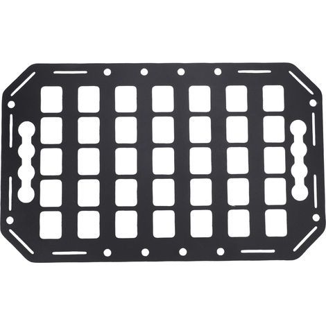Support de panneau Molle pour lit de camion, 15x9,25x0,08 pouces, utilisation en aluminium avec outil de piste en L, stockage de fret pour voitures, SUV, pick-up, Van, camping-car. (1/5)