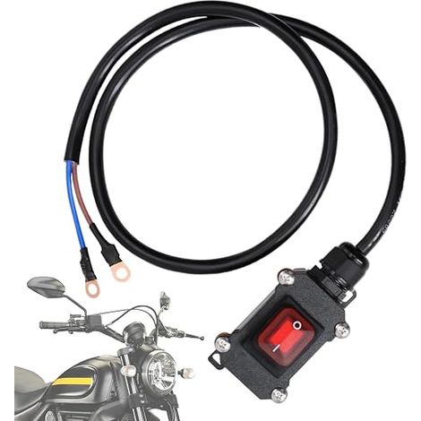 Interruttore separatore batteria auto - 12V 24V - Interruttore batteria principale impermeabile per moto, per cortocircuito, sistemi elettrici, barche marine, piccoli (1/5)
