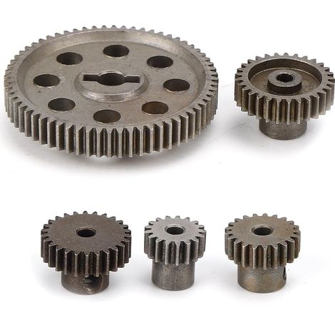 Roue frontale différentielle principale en métal 64T 17T 21T 26T 29T Pièce RC pour BRONTOSAURUS 1/10 Truck 94111 (1/5)