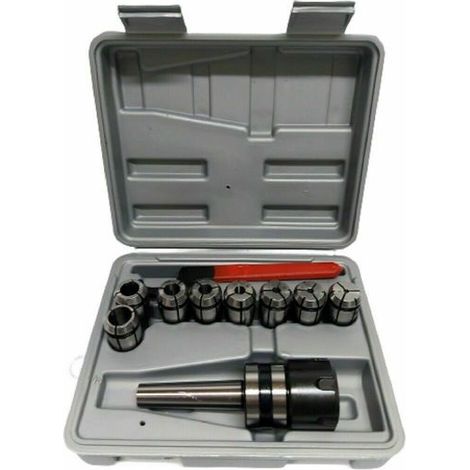 MANDRINO PORTAPINZE TORNIO FRESATRICE CM4 CON 8 PORTA PINZE M10 MT4 (1/5)