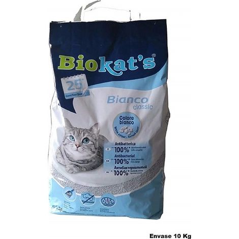 lettiera igienica per gatti biokat's "bianco attracting" 10 kg