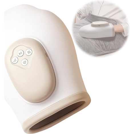 Massaggiatore portatile con funzione di riscaldamento e compressione, guanto da massaggio portatile senza fili con camere d'aria, spegnimento automatico su polso, dita e palmo (1/5)